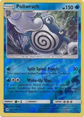 Poliwrath [Reverse Holo] - Pokemon Sun & Moon #32