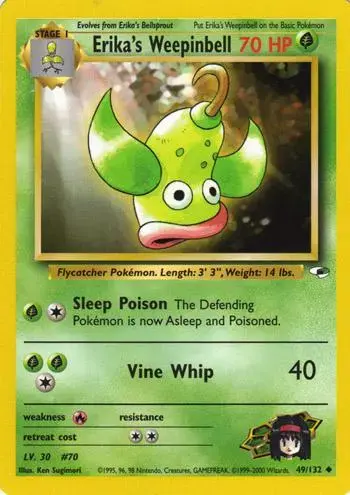 Erika's Weepinbell - Pokemon Gym Heroes #49