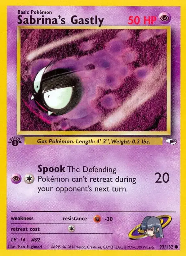 Sabrina's Gastly [1st Edition]