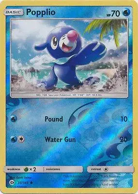 Popplio [Reverse Holo] - Pokemon Sun & Moon #39