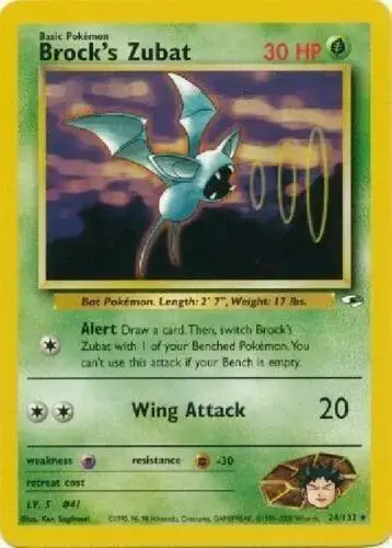 Brock's Zubat - Pokemon Gym Heroes #24