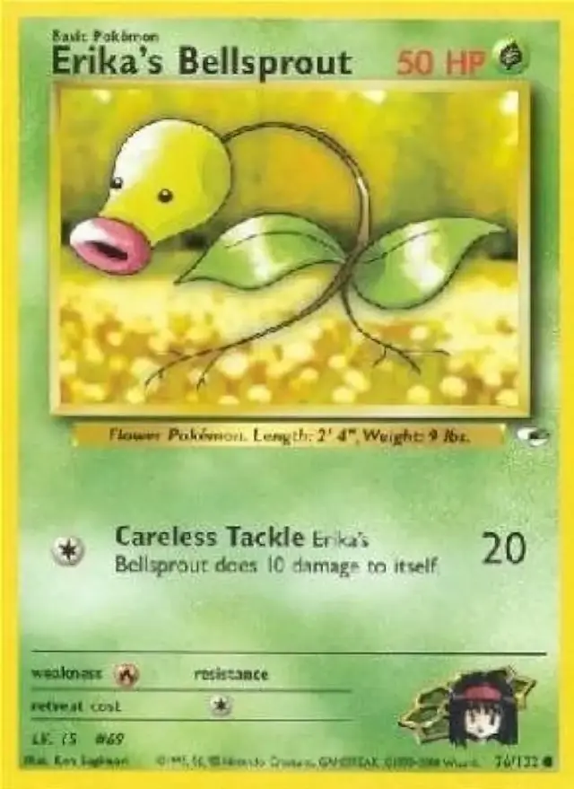 Erika's Bellsprout - Pokemon Gym Heroes #76