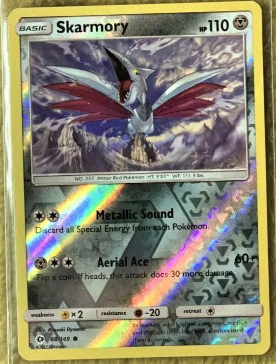 Skarmory [Reverse Holo] - Pokemon Sun & Moon #88