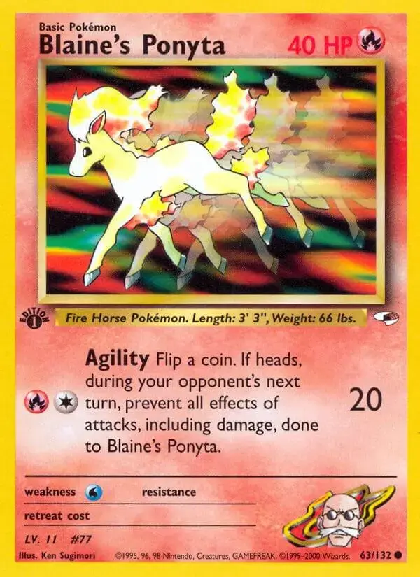 Blaine's Ponyta [1st Edition]