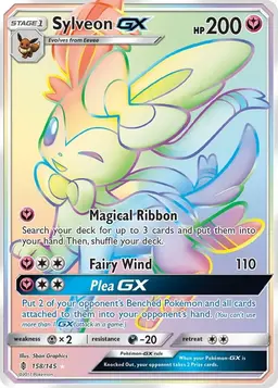Sylveon GX #158 - Pokemon Guardians Rising