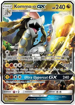 Kommo-o GX 100 - Pokemon Guardians Rising