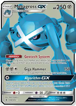 Metagross GX 139 - Pokemon Guardians Rising