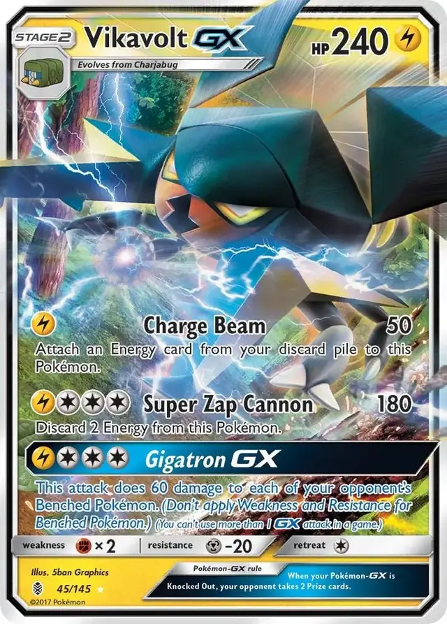 Vikavolt GX - Pokemon Guardians Rising #45