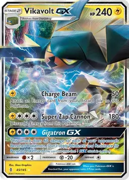 Vikavolt GX 45 - Pokemon Guardians Rising