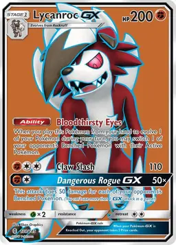 Lycanroc GX 138 - Pokemon Guardians Rising