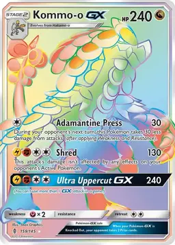 Kommo-o GX 159 - Pokemon Guardians Rising