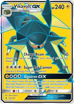 Vikavolt GX 134 - Pokemon Guardians Rising