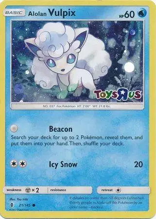 Alolan Vulpix [Toys 'R Us] - Pokemon Guardians Rising #21