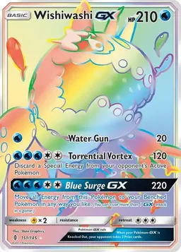 Wishiwashi GX 151 - Pokemon Guardians Rising