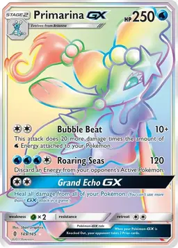 Primarina GX #149 - Pokemon Guardians Rising