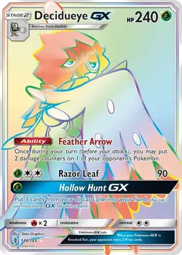 Decidueye GX 146 - Pokemon Guardians Rising