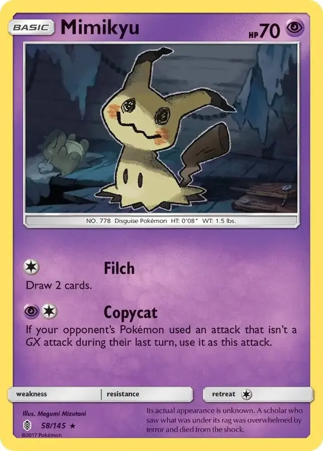 Mimikyu - Pokemon Guardians Rising #58