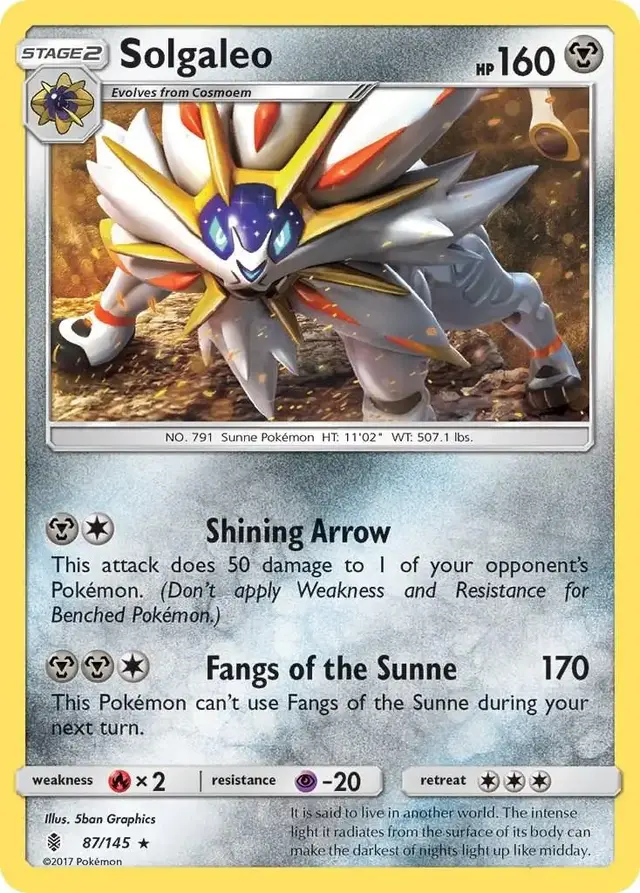 Solgaleo - Pokemon Guardians Rising #87