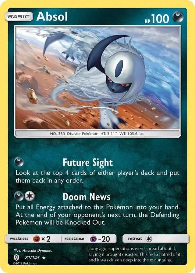 Absol - Pokemon Guardians Rising #81