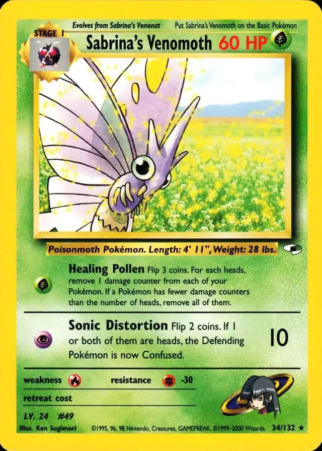 Sabrina's Venomoth - Pokemon Gym Heroes #34