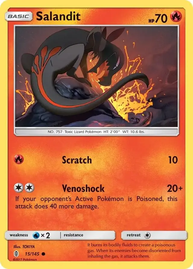 Salandit - Pokemon Guardians Rising #15