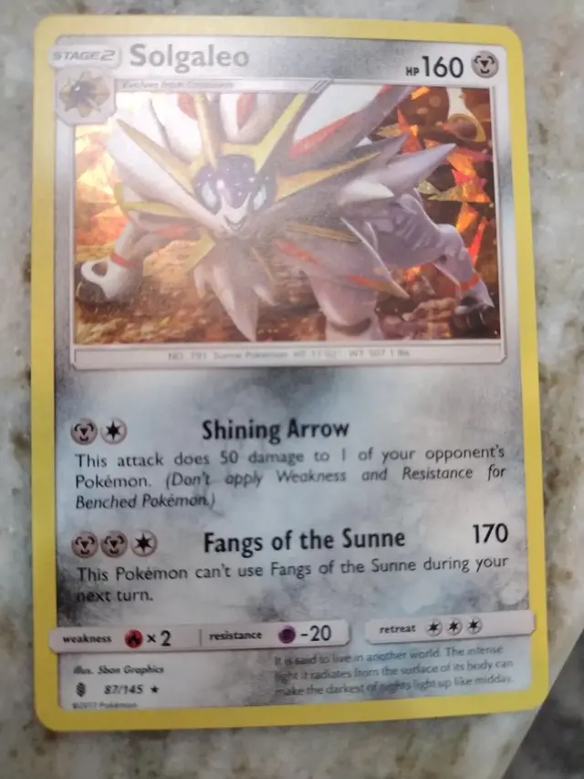 Solgaleo [Cracked Ice] - Pokemon Guardians Rising #87