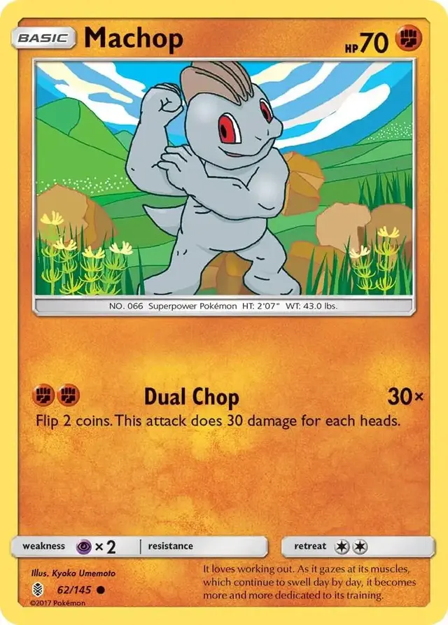 Machop - Pokemon Guardians Rising #62