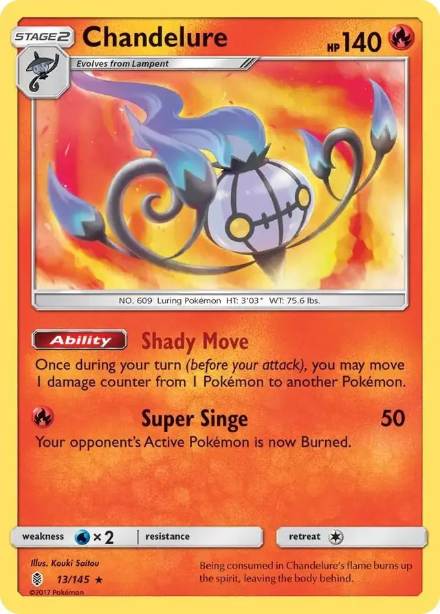 Chandelure - Pokemon Guardians Rising #13