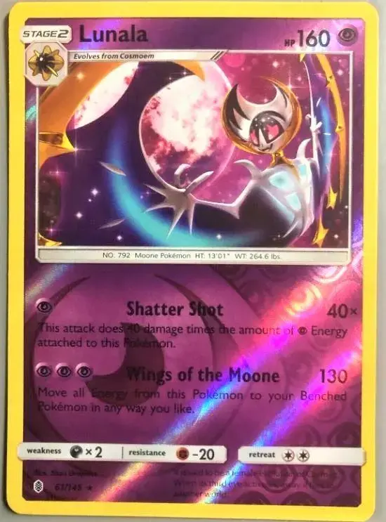 Lunala [Reverse Holo] - Pokemon Guardians Rising #61