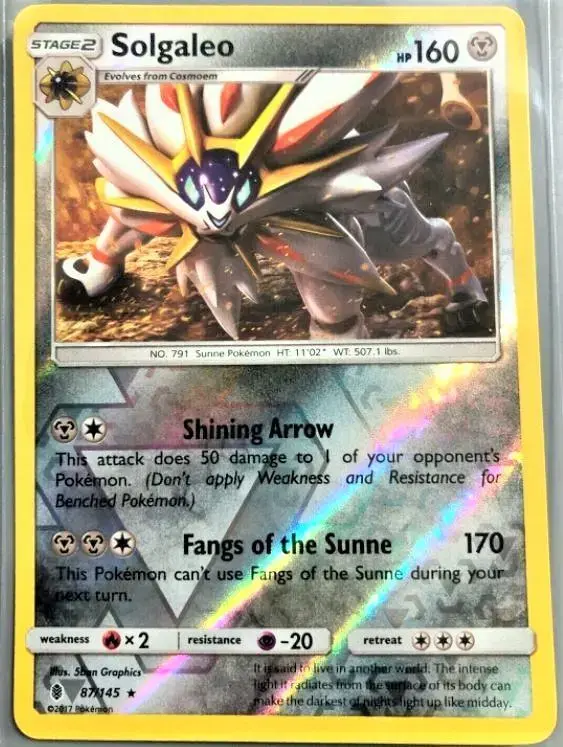 Solgaleo [Reverse Holo] - Pokemon Guardians Rising #87