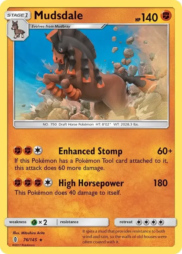 Mudsdale - Pokemon Guardians Rising #76