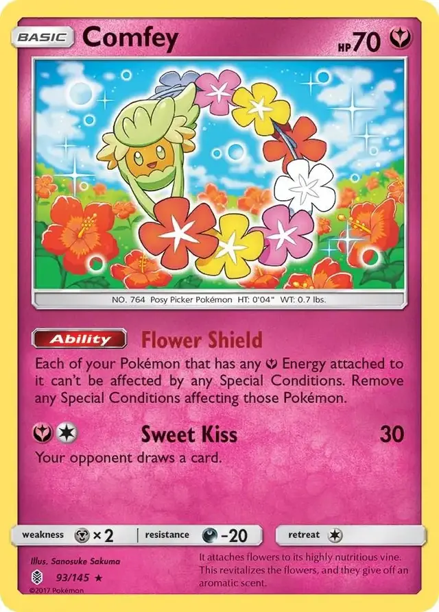 Comfey - Pokemon Guardians Rising #93