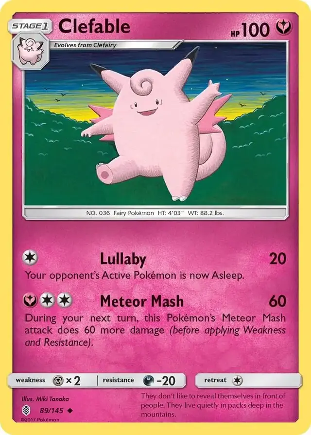 Clefable - Pokemon Guardians Rising #89