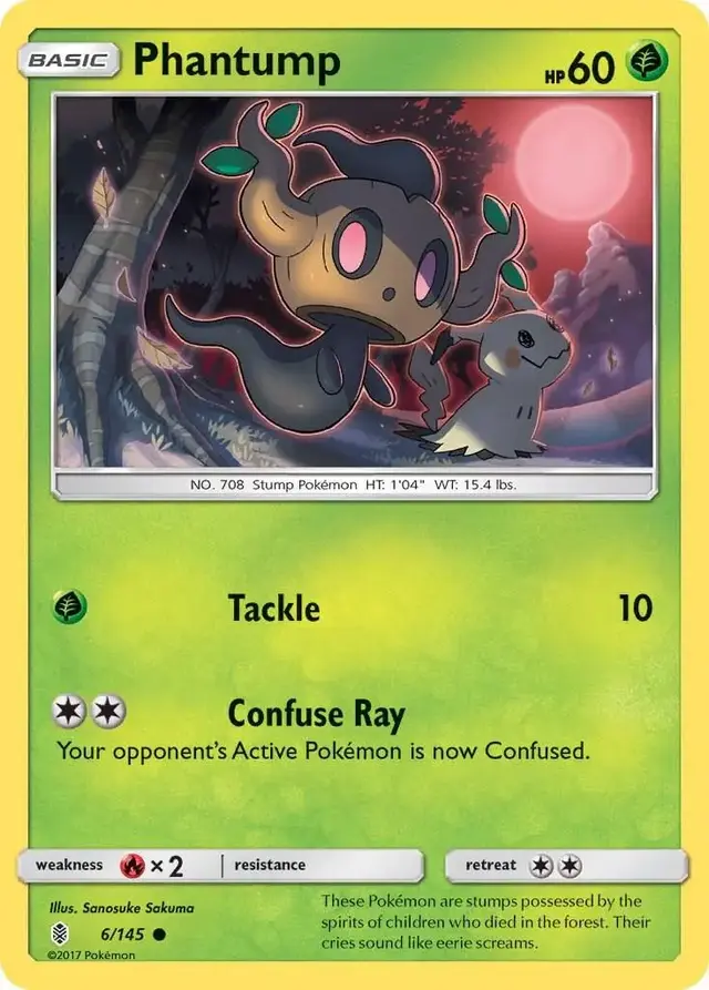 Phantump - Pokemon Guardians Rising #6