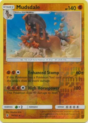 Mudsdale [Reverse Holo] - Pokemon Guardians Rising #76