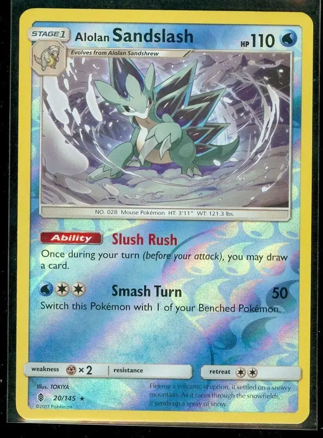 Alolan Sandslash [Reverse Holo] - Pokemon Guardians Rising #20