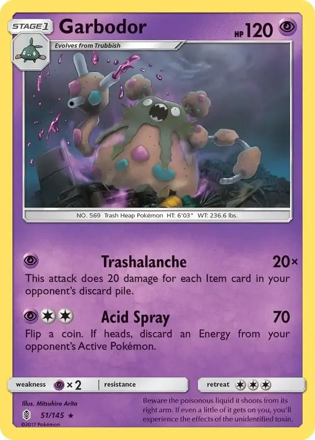 Garbodor - Pokemon Guardians Rising #51