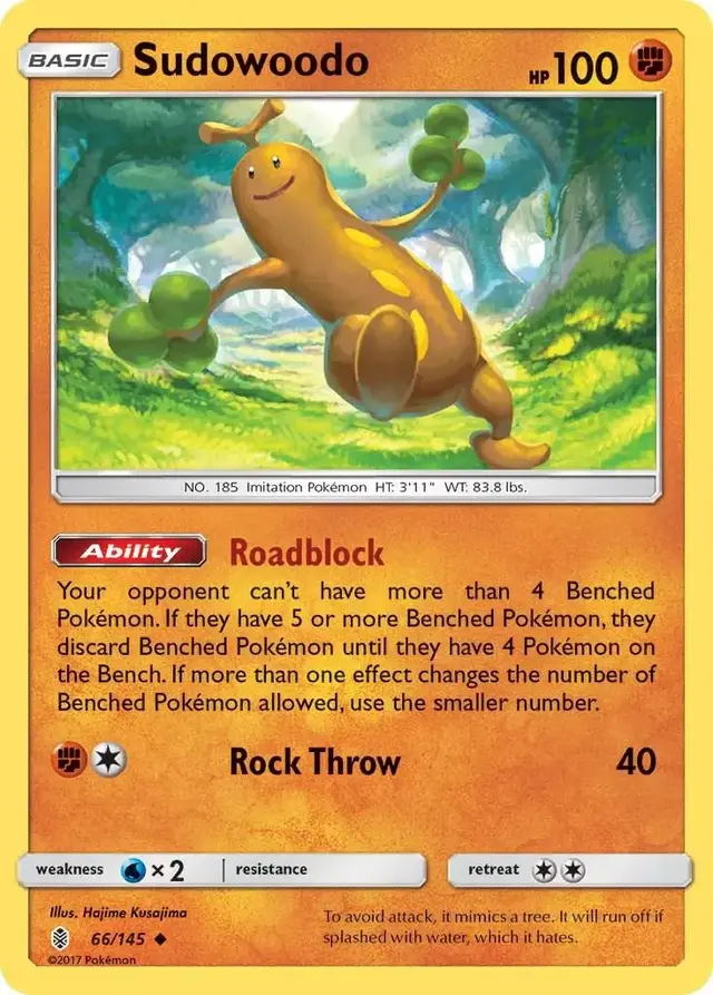 Sudowoodo - Pokemon Guardians Rising #66