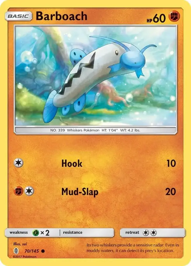Barboach - Pokemon Guardians Rising #70
