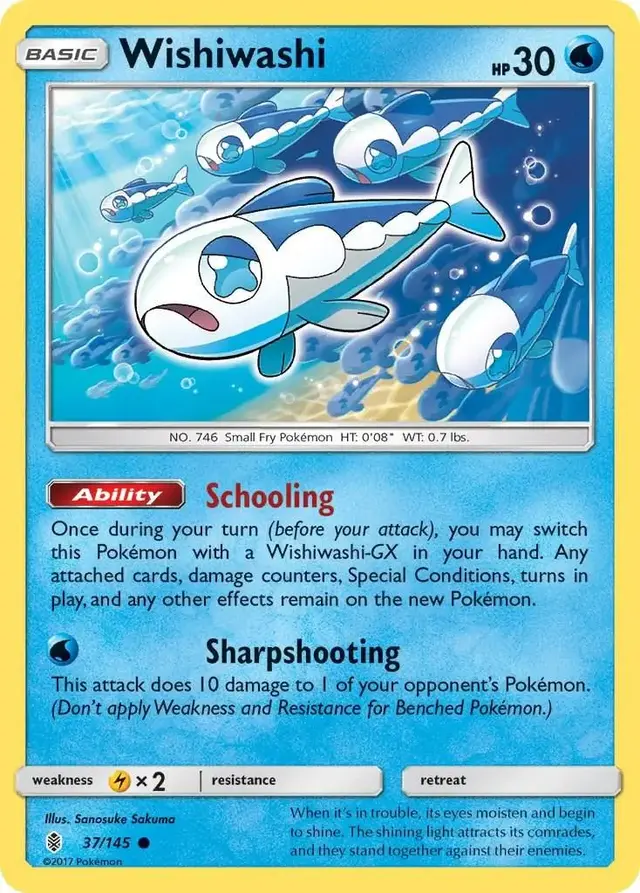 Wishiwashi - Pokemon Guardians Rising #37