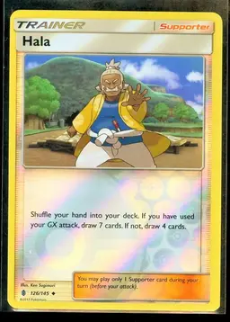 Hala [Reverse Holo] - Pokemon Guardians Rising