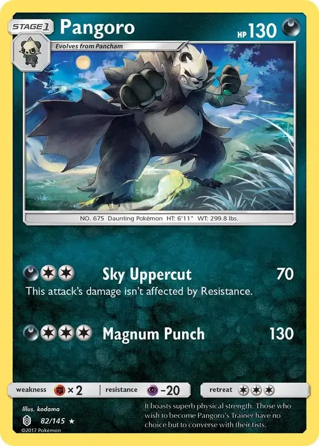 Pangoro - Pokemon Guardians Rising #82