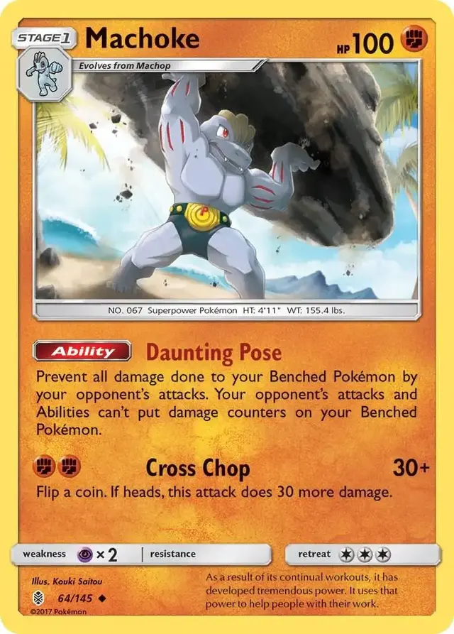 Machoke - Pokemon Guardians Rising #64