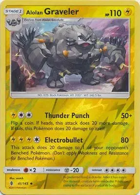 Alolan Graveler [Reverse Holo] - Pokemon Guardians Rising #41