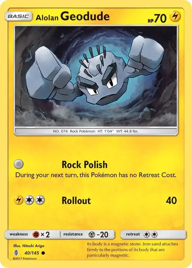 Alolan Geodude - Pokemon Guardians Rising #40