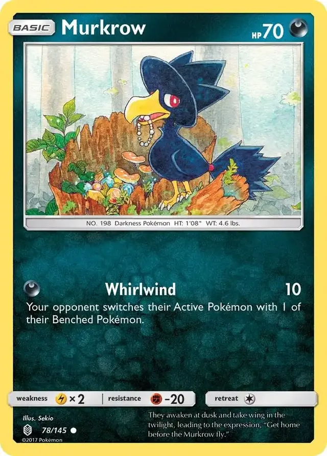 Murkrow - Pokemon Guardians Rising #78
