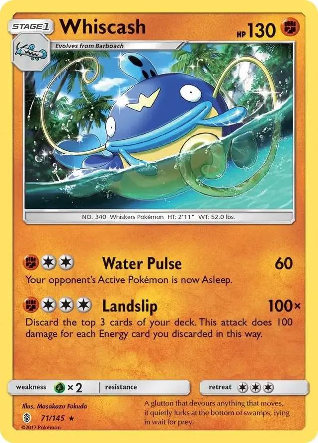 Whiscash - Pokemon Guardians Rising #71