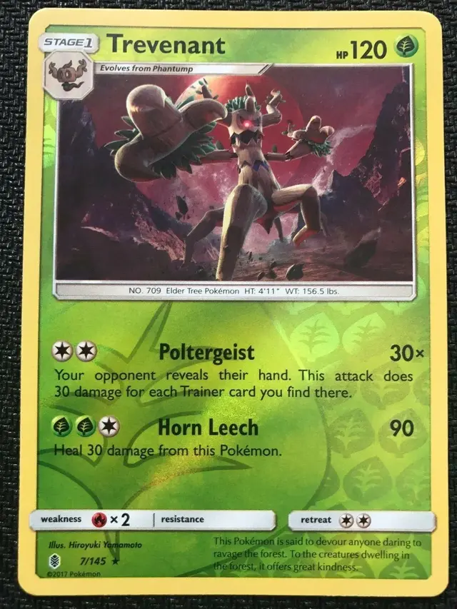 Trevenant [Reverse Holo] - Pokemon Guardians Rising #7