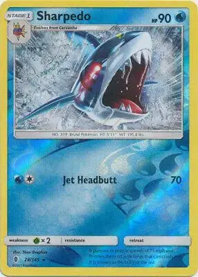 Sharpedo [Reverse Holo] - Pokemon Guardians Rising #28