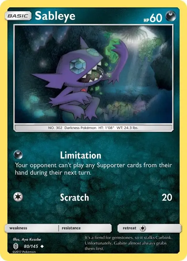 Sableye - Pokemon Guardians Rising #80